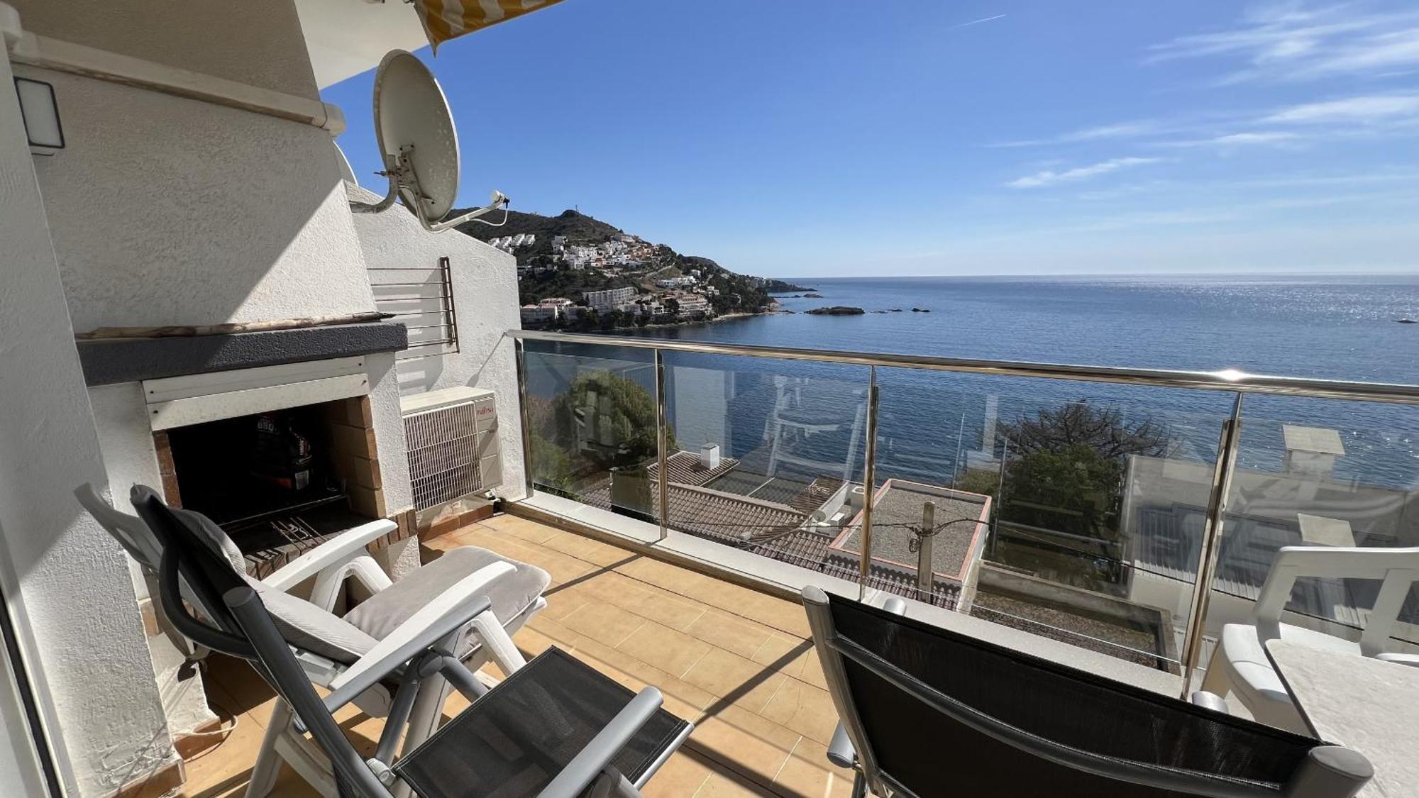 Apartamento Vista Mar Y Parking En Roses Av-27 Екстериор снимка
