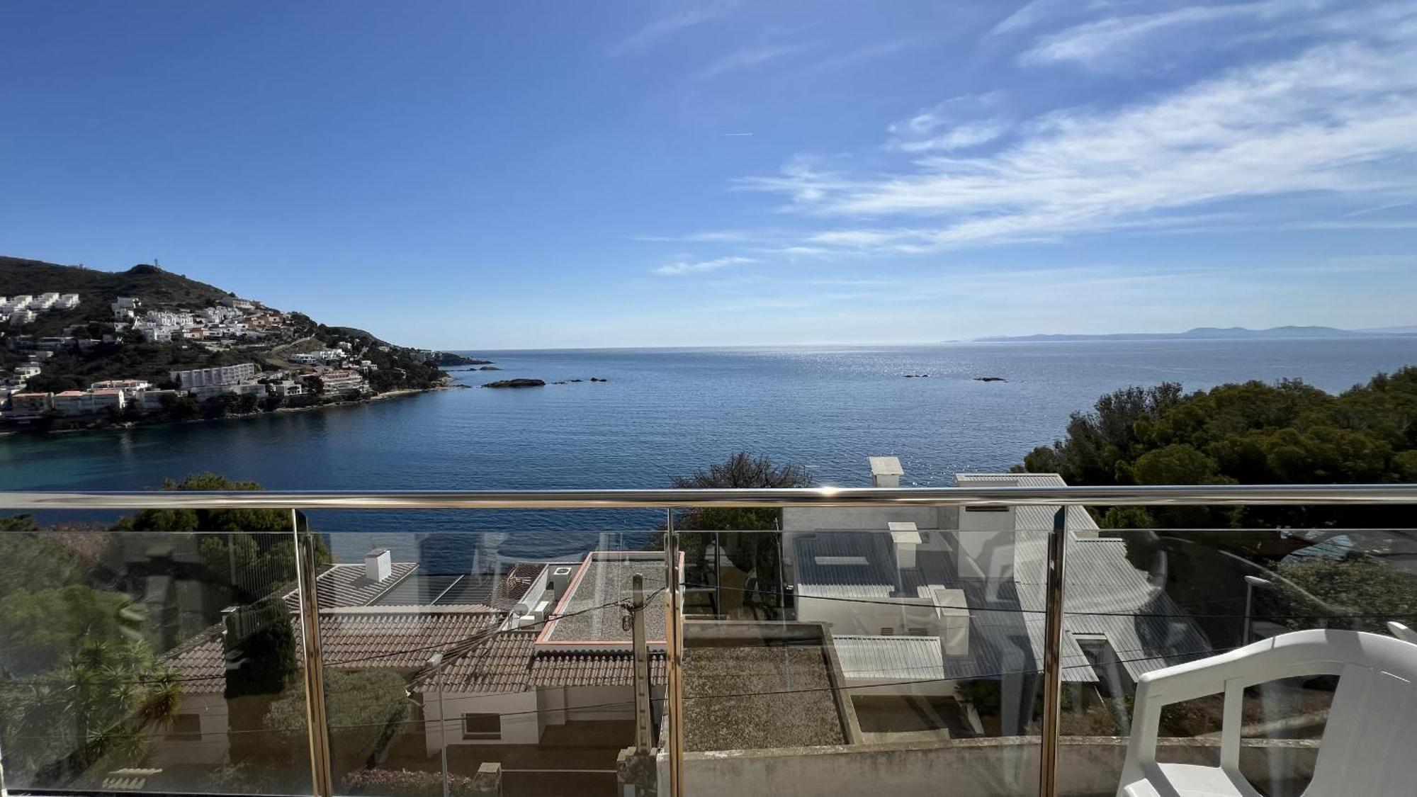 Apartamento Vista Mar Y Parking En Roses Av-27 Екстериор снимка