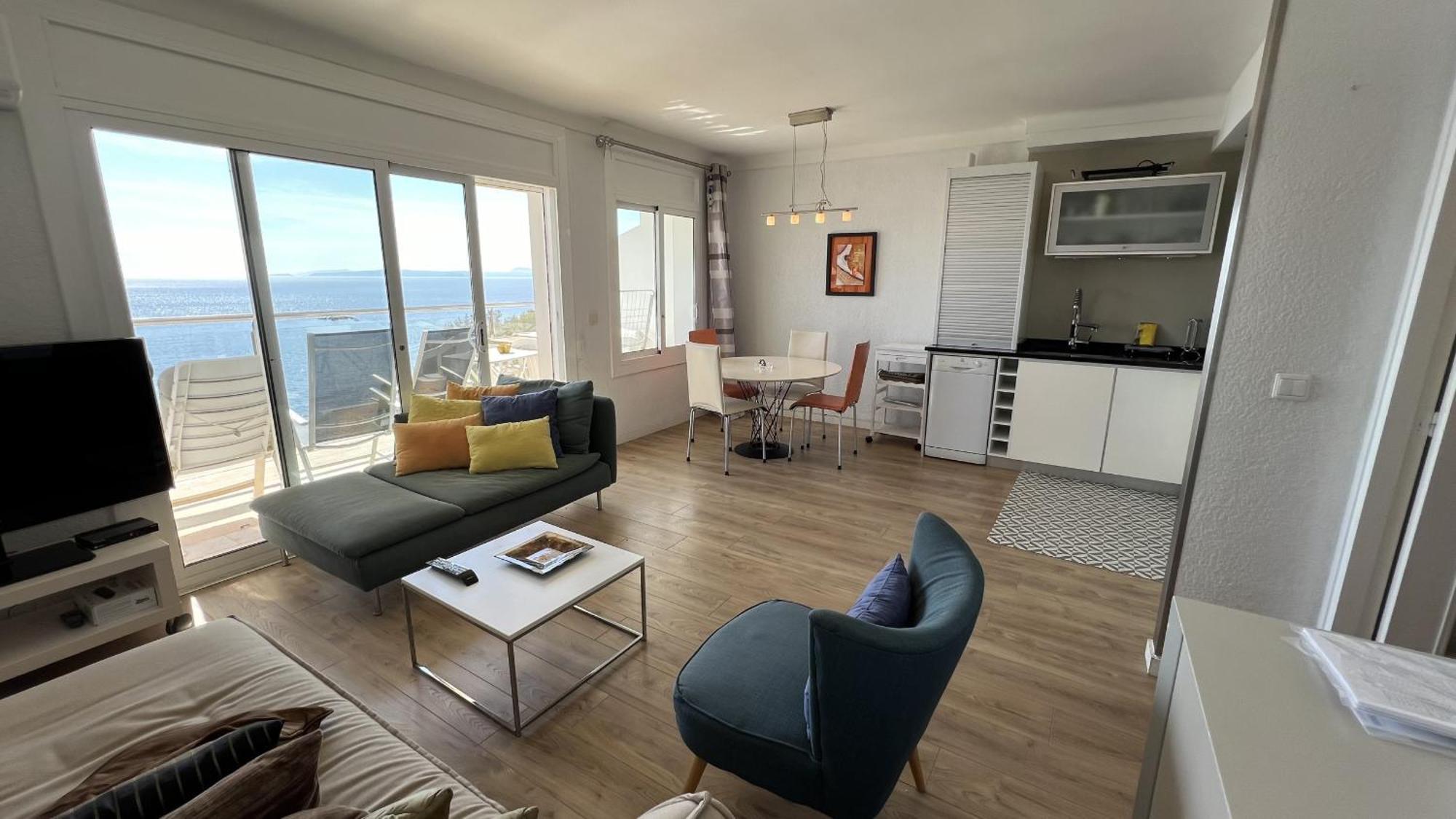 Apartamento Vista Mar Y Parking En Roses Av-27 Екстериор снимка